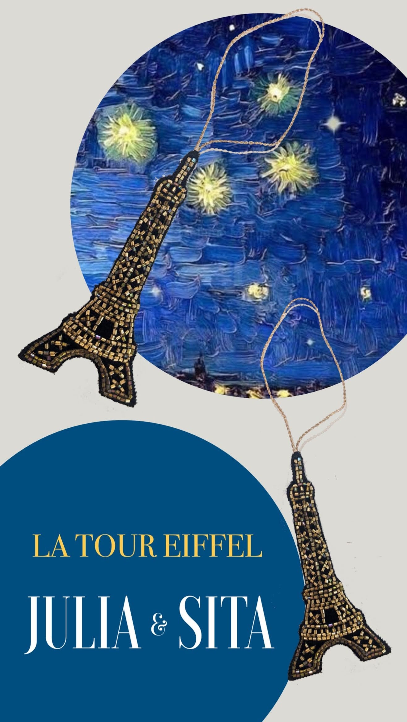 'La Tour Eiffel' Tree Ornament